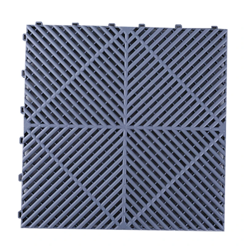 interlocking plastic vinyl pvc garage flooring tiles slab rib garage floor