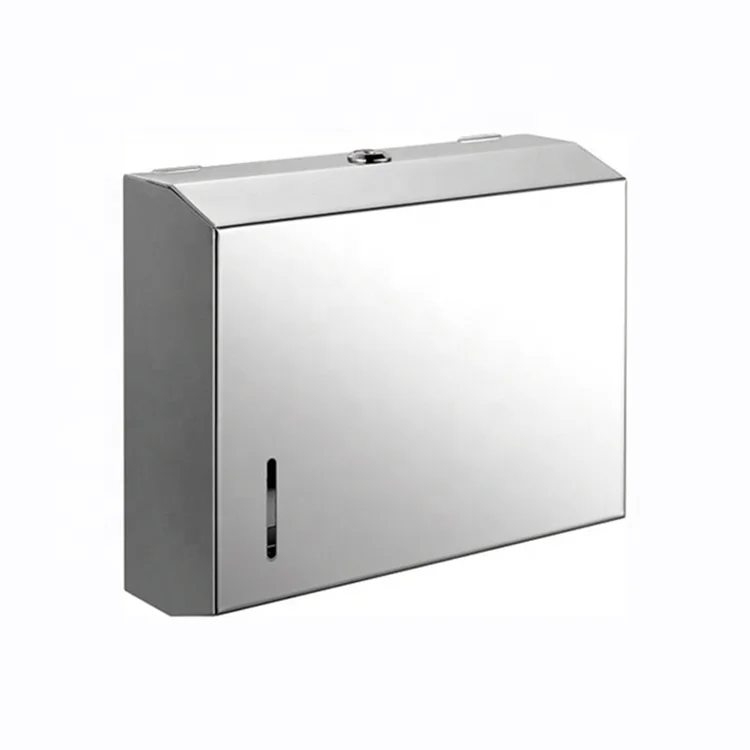 New Bathroom Wall Mounted Stainless Steel Toilet Tissue Paper Towel Dispenser