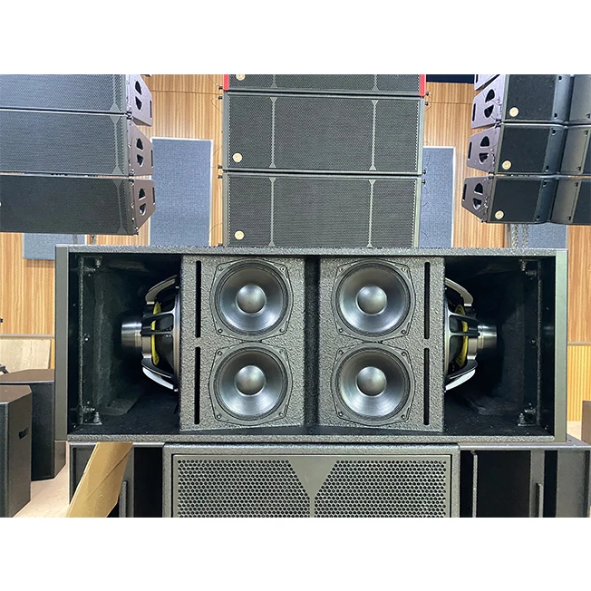 Professional Audio Passive Subwoofer Dual 12 Inch With Built-in Amplifier Module For Speaker System