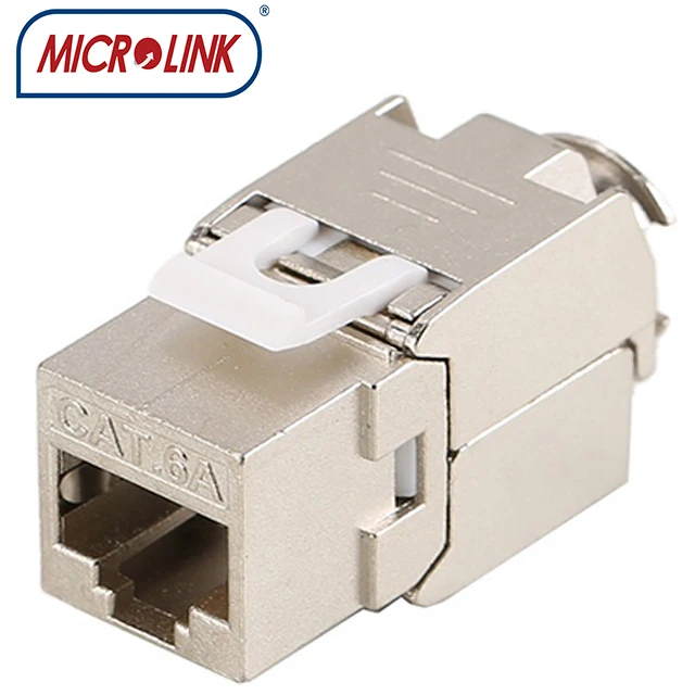 Цинковый сплав ftp stp keystone jack cat6a безинструментальное соединение