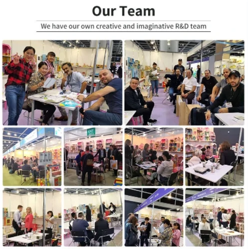 WF 2023 can children favorite doll house pink luxury DIY dollhouse Custom wholesale wooden pink doll house for girls gift