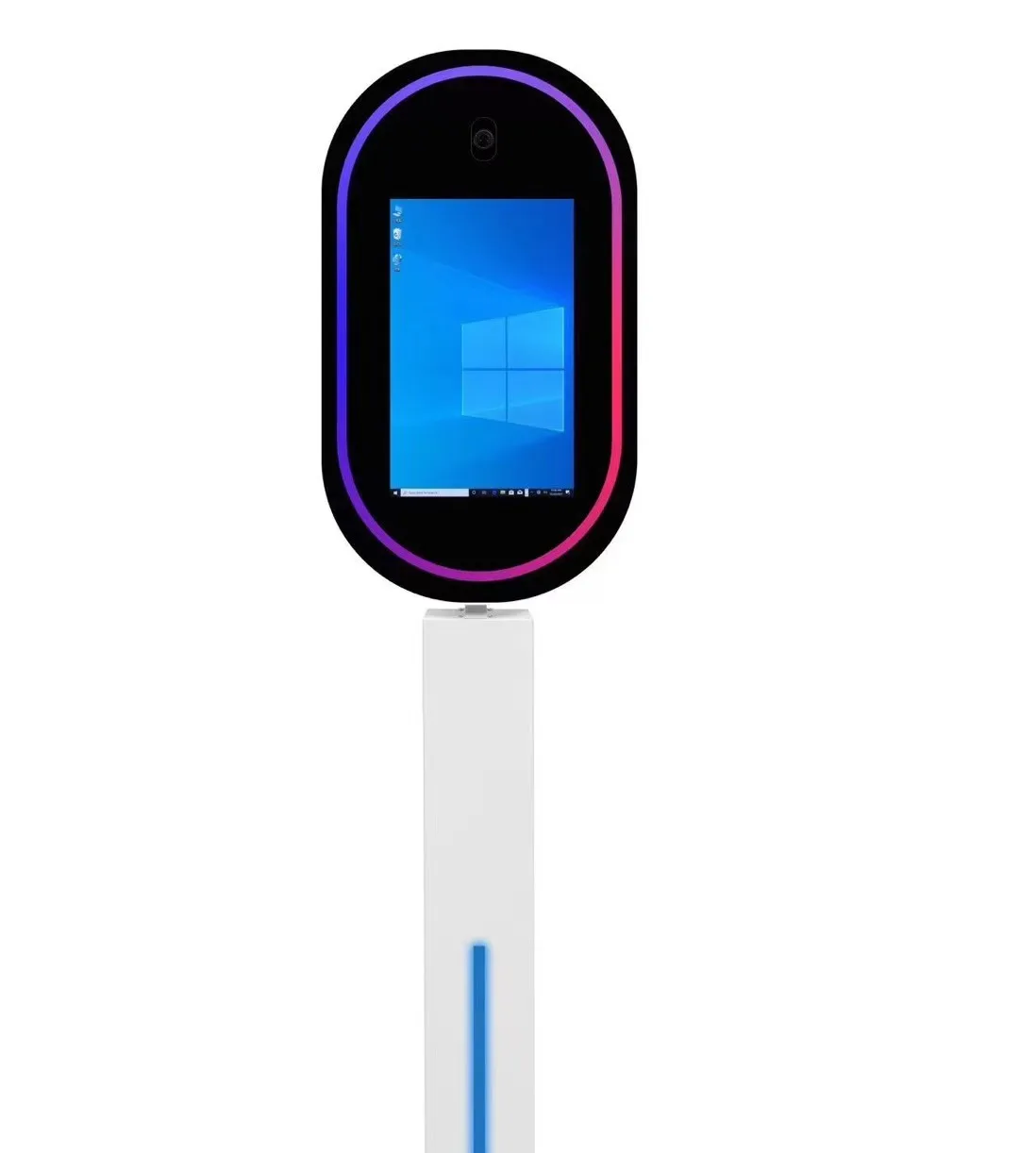 open air touch screen party ring light roaming automat ipad photo booth mirror photo booth