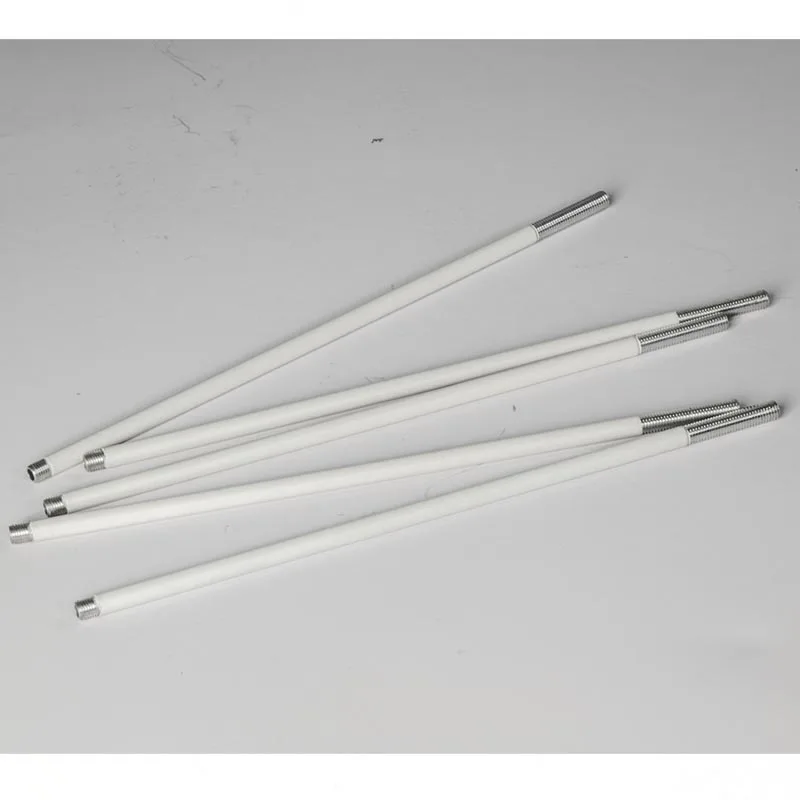 CNC machining brushed brass tube motorcycle accessories internally threaded aluminum tube