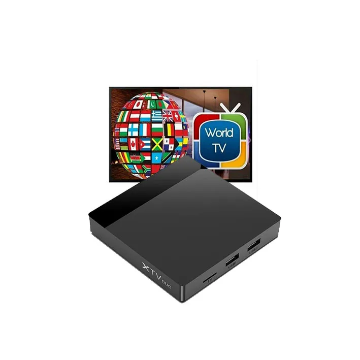 Приемник Xtv Duo Stalker IPTV Amlogic S905W2 2 + 16GB 4K OTT Tivione Promax Android11 Нидерландская немецкая смарт-ТВ-приставка