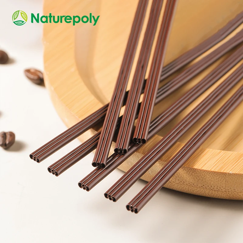 Wholesales Customized Eco Friendly Party Supplies 2 3 Hole Disposable Drinking Grade PP Coffee Stirrer Sticks Plastic Straw