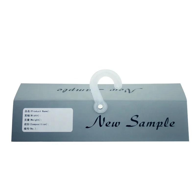Eco friendly recycled paper fabric header card printed custom hooks for fabric cardboard display hanger for fabric