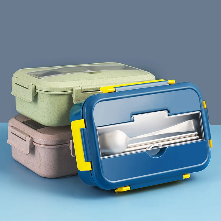 OEM Factory  Compartment Eco Bento Tiffin Lunch Box Sandwich Lunch Box With Airtight Lid