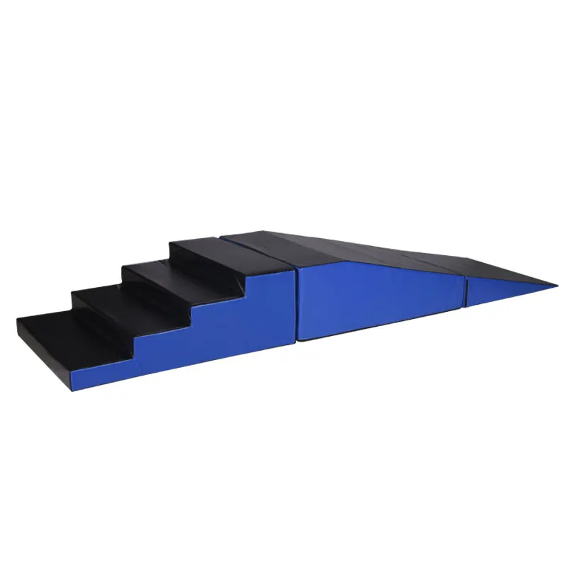 Gymnastics Folding Wedge Mat Hand Stand Walk Ramp With Stairs rampa gimnasia