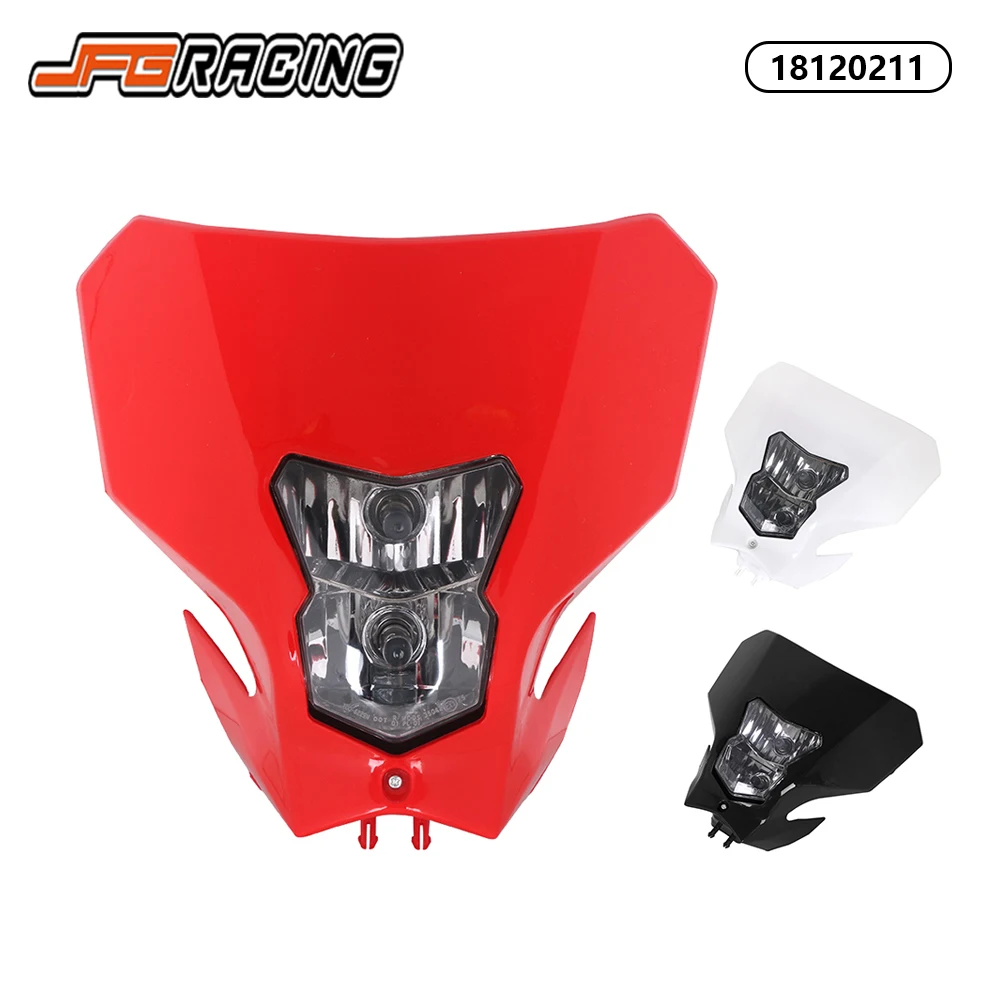 Dirt Bike Pit Bike Universal 12V 35W Motorcycle New LED Headlight Headlamp Head Lamp Light For KTM HONDA KAWASAKI SUZUKI YAMAHA