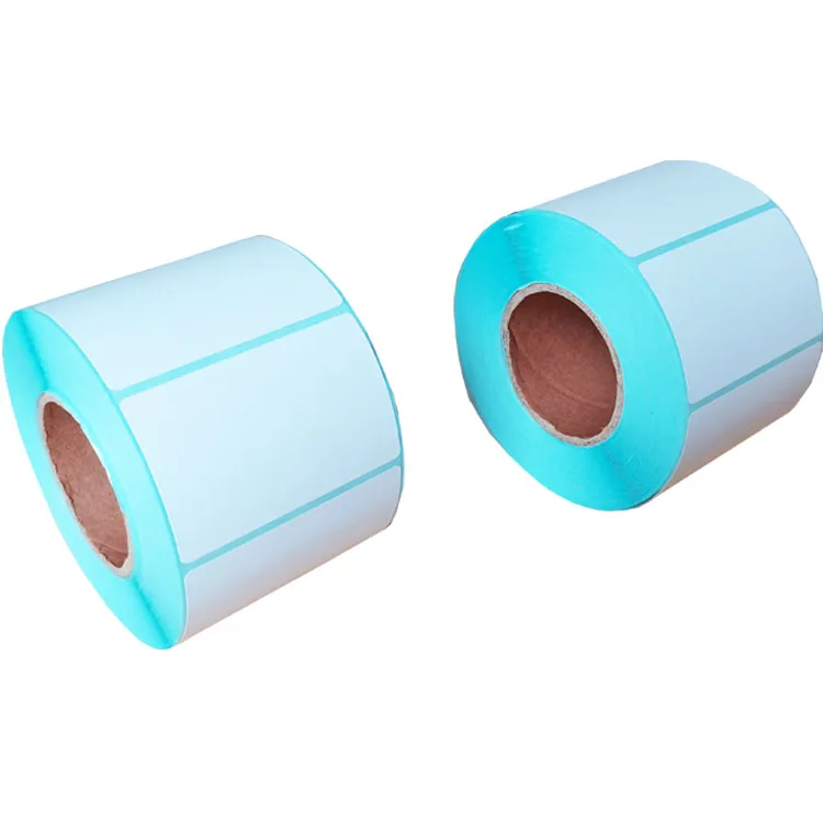 white  pos portable thermal label waterproof small direct barcode sticker 50x50