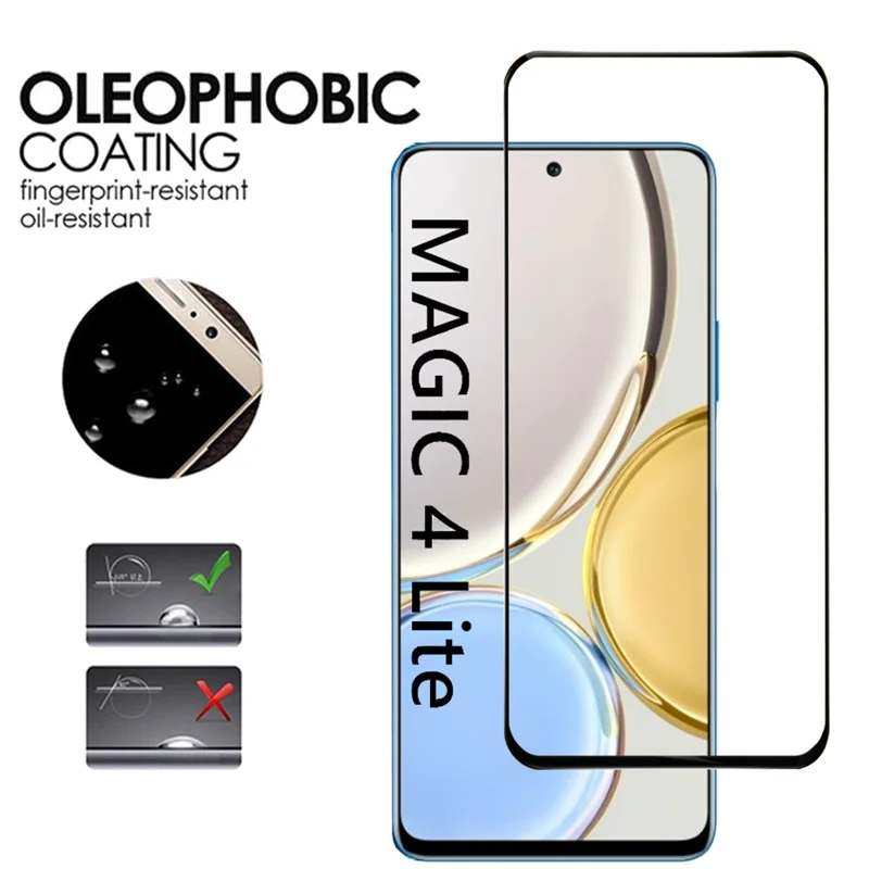 For Honor Magic 4 Lite 5G X7 X8 X9 Play 4T Glass 9D Screen Protector flim For Huawei Honor Magic 4 Lite Lens Tempered Glass