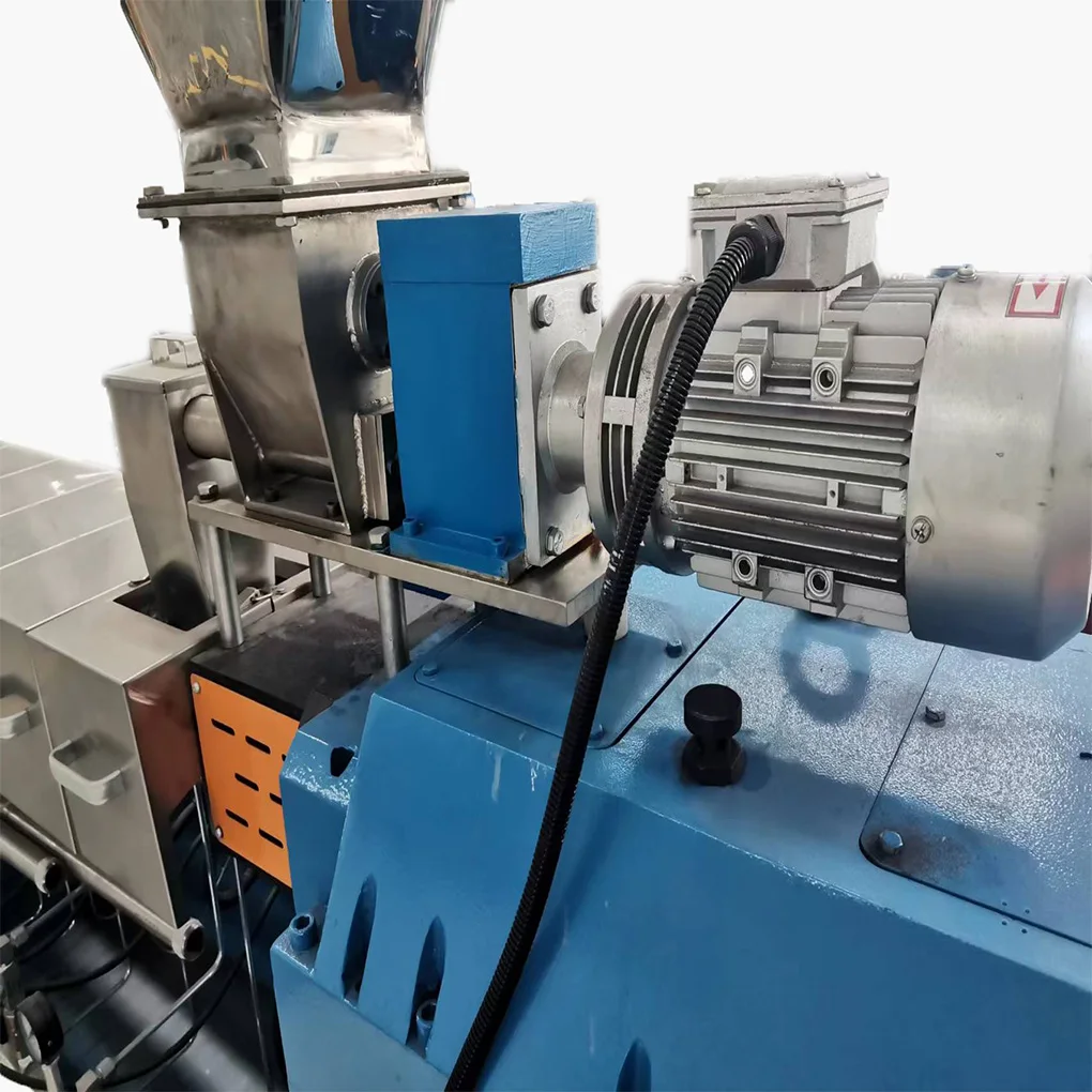 Biodegradable Starch Granules Making Machine Twin Screw Plastic  Extruder Extrusion Line