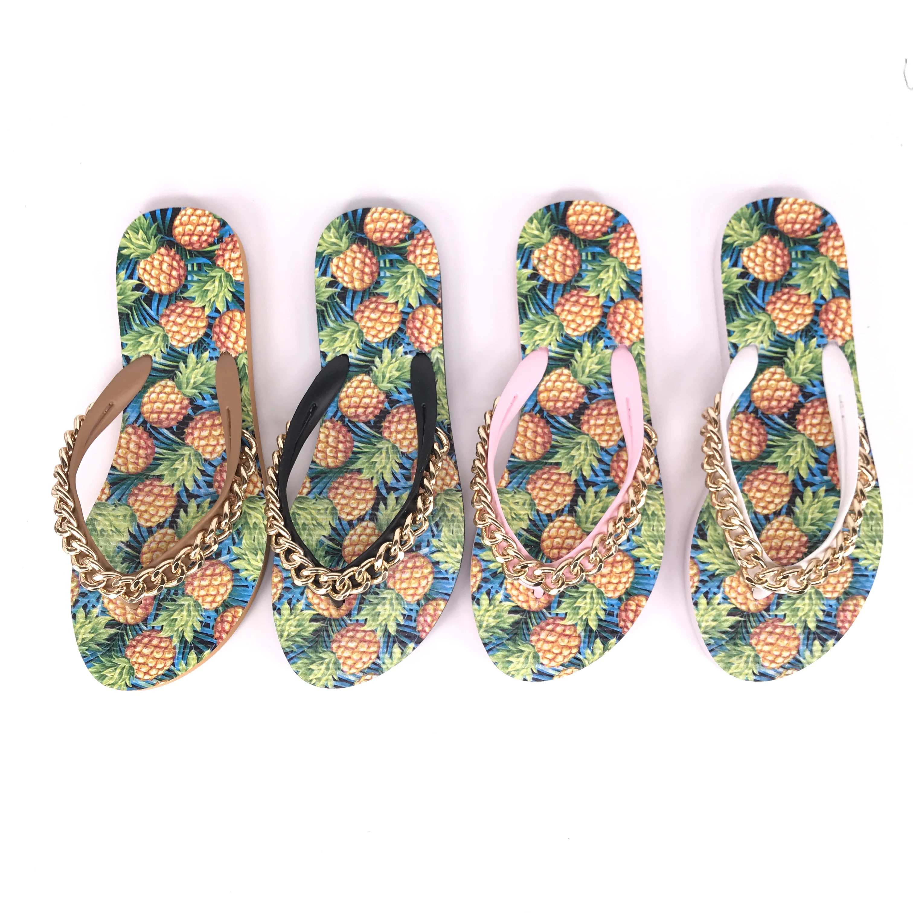 100 MOQ flip flop custom LOGO fashion party women slippers