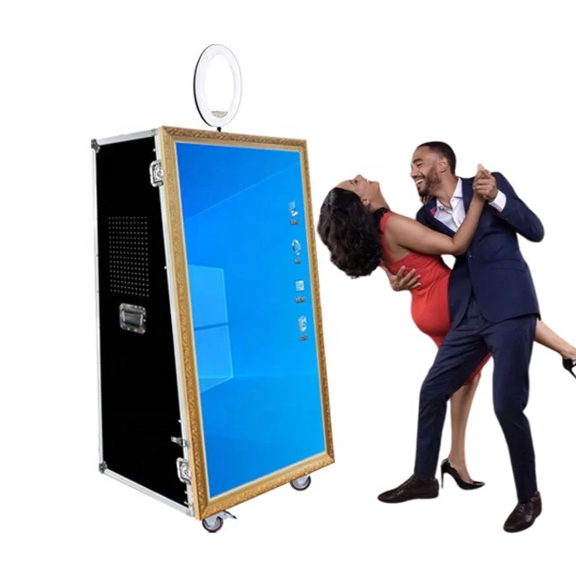 2023 Selfie Led Frame Newest Mirror Photo Booth Po Magic Mirror Photo Booth For Sale Selfie PhotoPhoto booth Mirror
