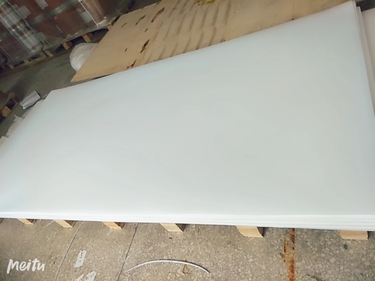 OEM PTFE plastic 50%+50% Recycled PTFE plastic sheets customized recycled ptfe extrusion plates boards
