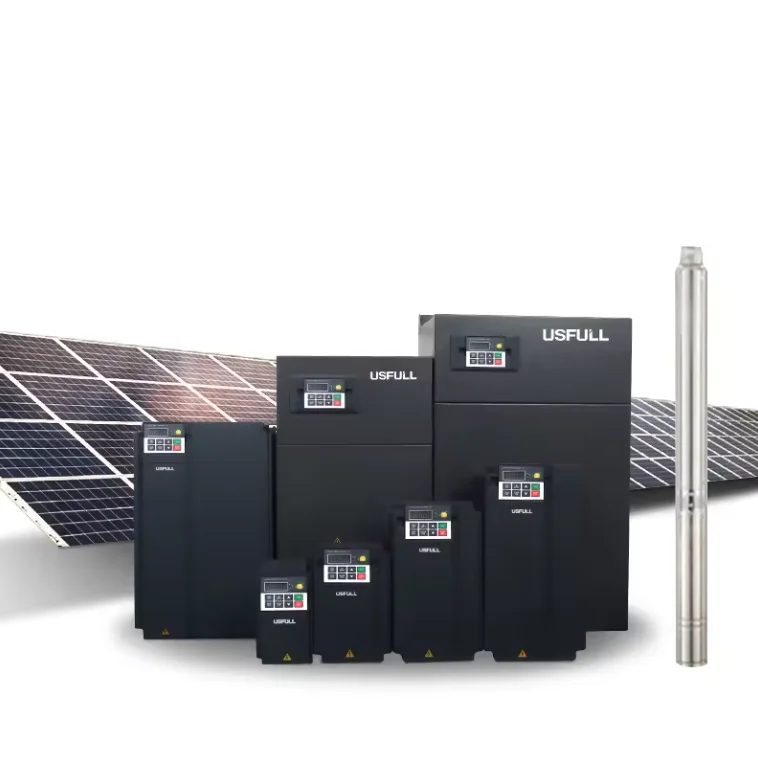 USFULL solar pump inverter Convertidor de frecuencia VFD 7.5kw 10hp 25hp frequency inverter 50/60hz motor control supplier