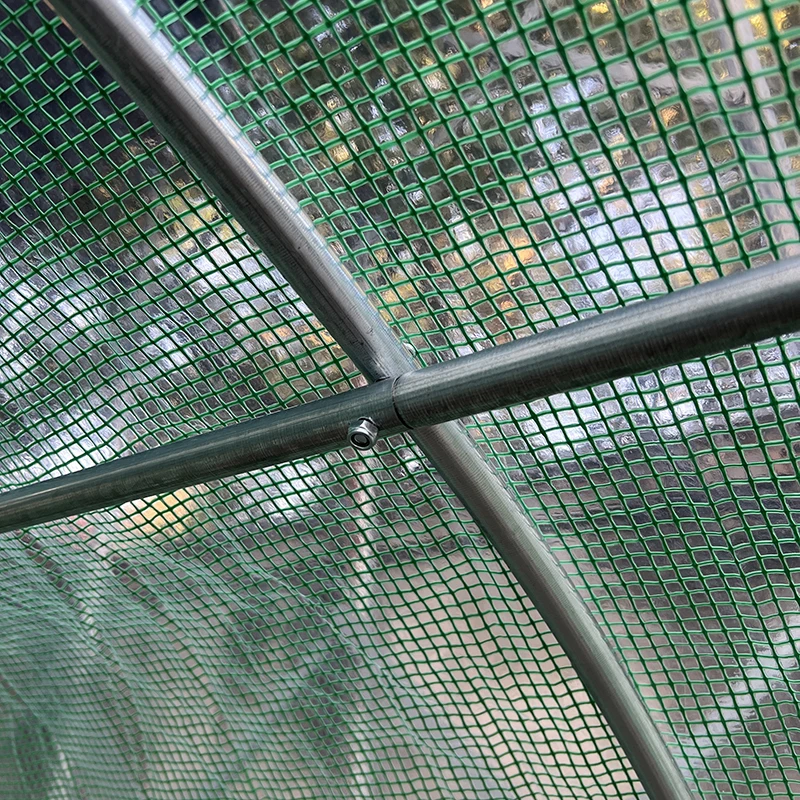 Waterproof Small Metal-Frame Greenhouse for Home Use Backyard Walk-In Polytunnel for Winter Season Gardening Plant Growth