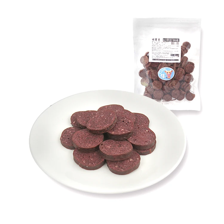 
2021 Wholesale Price Vitality Bulk for Roasted Beef Flavor Round Slices Dog Food for Sale 