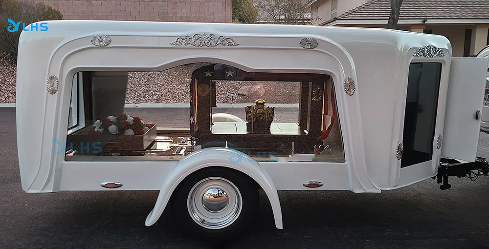 Victorian Roayl Hearse Carriage manufacturer Horse Drawn Grey Coffin Carriage Wagon Best Price Funeral Hearse for sale
