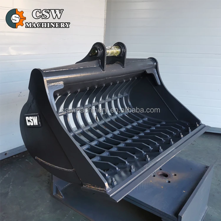 Excavator Skeleton Bucket for Komatsu PC50 Hitachi ZX50 EX60 Volvo EC55 Screen Bucket Sieve Bucket fit 5-7 ton Excavator