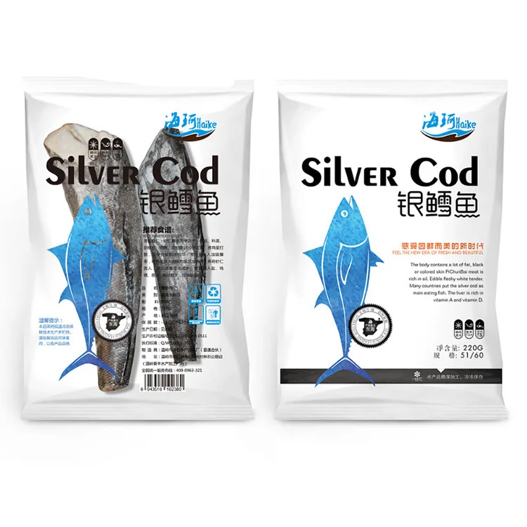 Ready-to-eat Sea Cucumber Transparent Plastic Bag Customized Frozen SeaFood Vacuum Plastic Sealed Packaging Bag