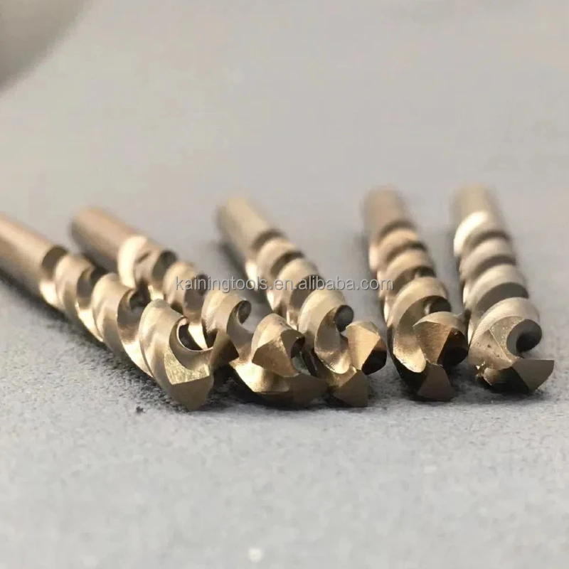 Customized Brand Logo M35 CO5% Hss Cobalt Drill Bit Twist 8mm Drill Bit Set For Stainless Steel And Metal Drilling