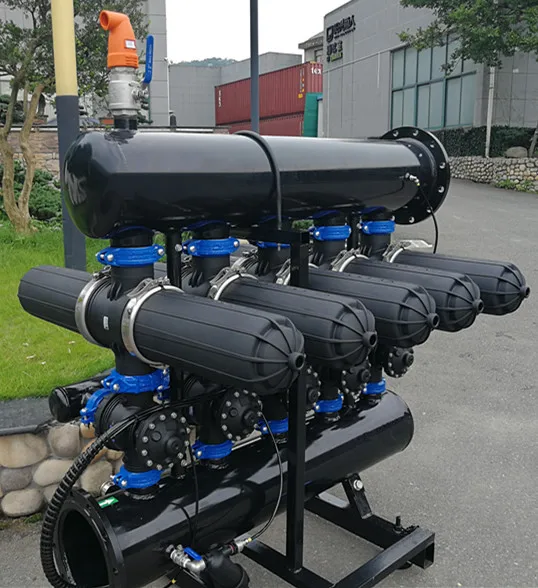 Agricultural 6 inch Irrigation System Automatic Backwash Disc Filter