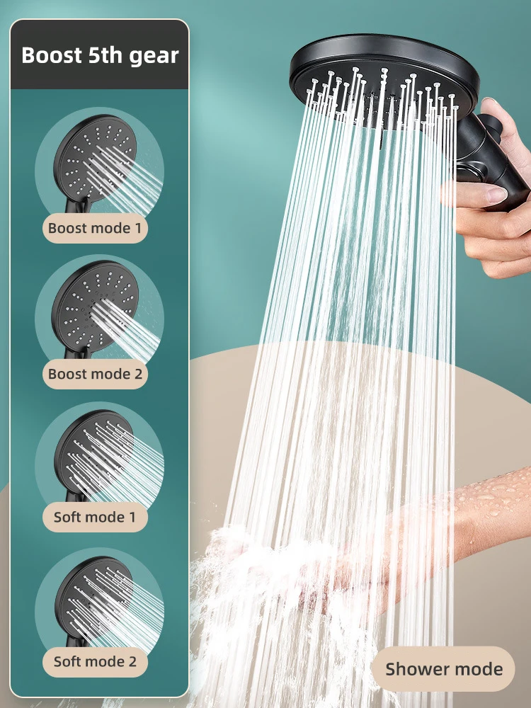 Customized Hot Sale Filter Shower Head Turbo Water Spout Shower Machine Luxury Shower Head