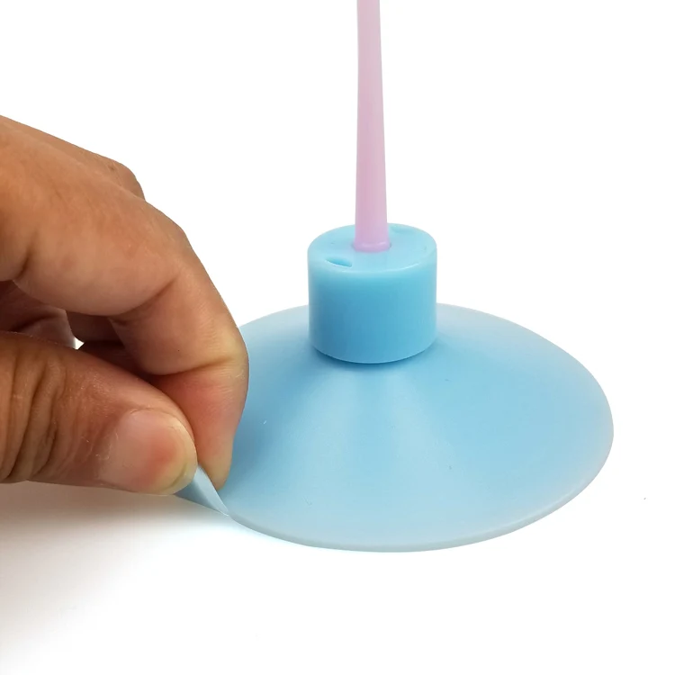 Scratcher cat toy suction cup with pom pom interactive cat sticks toys