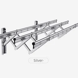 outdoor wall mount push-pull folding clothes hanger drying rack No rust aluminium telescopic clothes-hanger