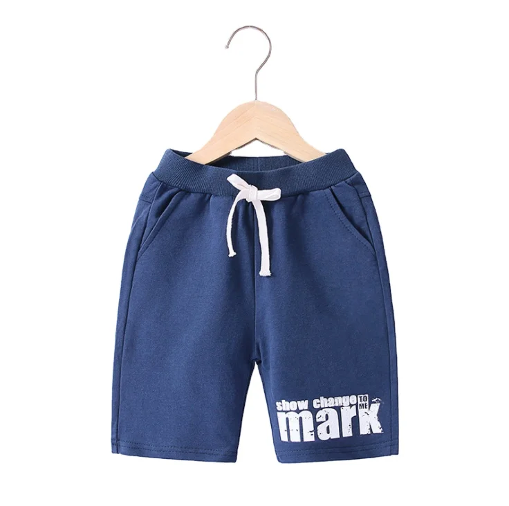 
Teen Boy Summer Custom Basketball Dark Blue Casual Bike Comfortable for Baby Boys Children Wear Tennis Shorts 