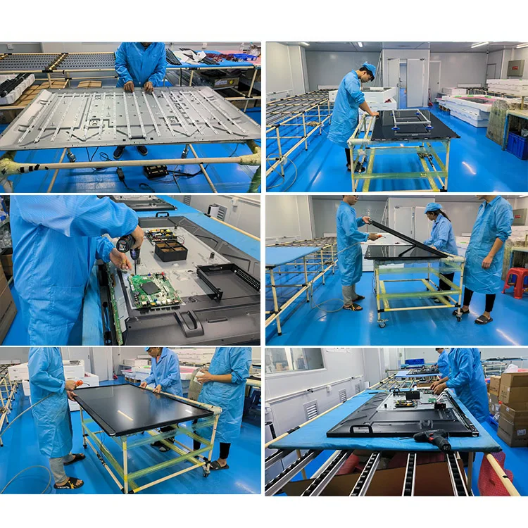 HDFocus 65 75 Inch Display Touch Screen Flat Panel 4K Hd Smart Portable Electronic White board Interactive WhiteBoard For School