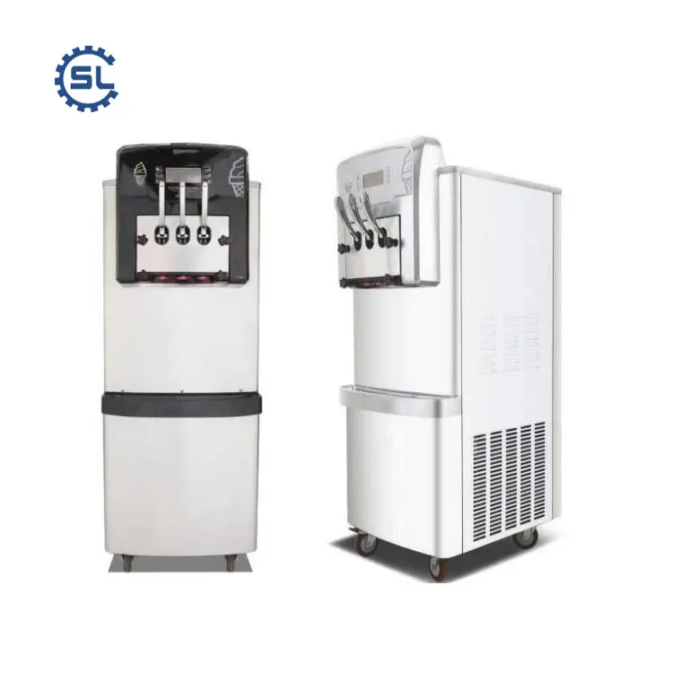 High Efficiency Precooling Function Sanyo Compressor Ice Cream Machine