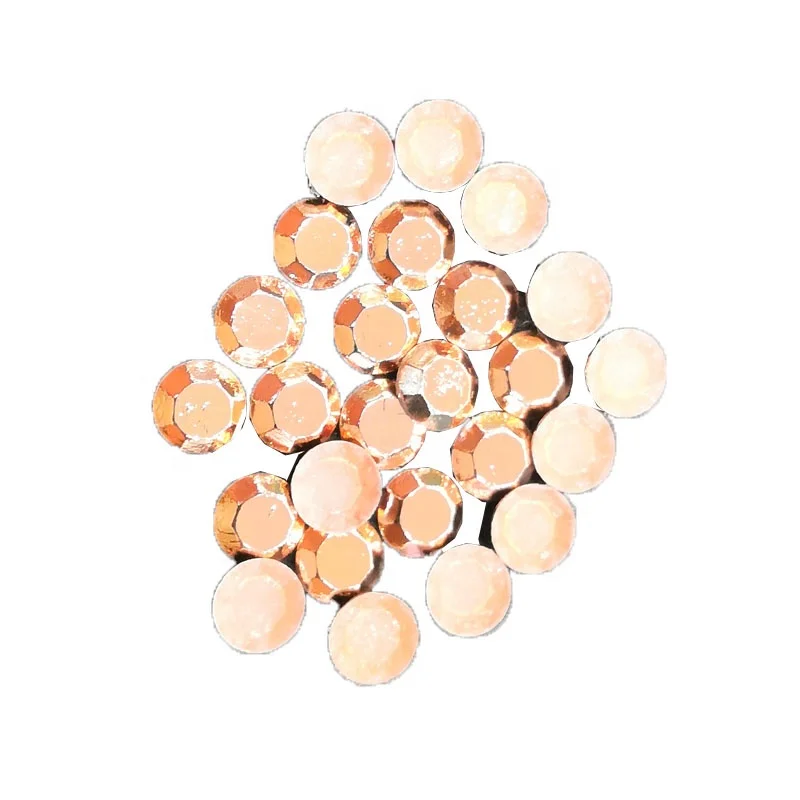 transfer material metal studs hot fix octagon aluminum iron on rhinestuds