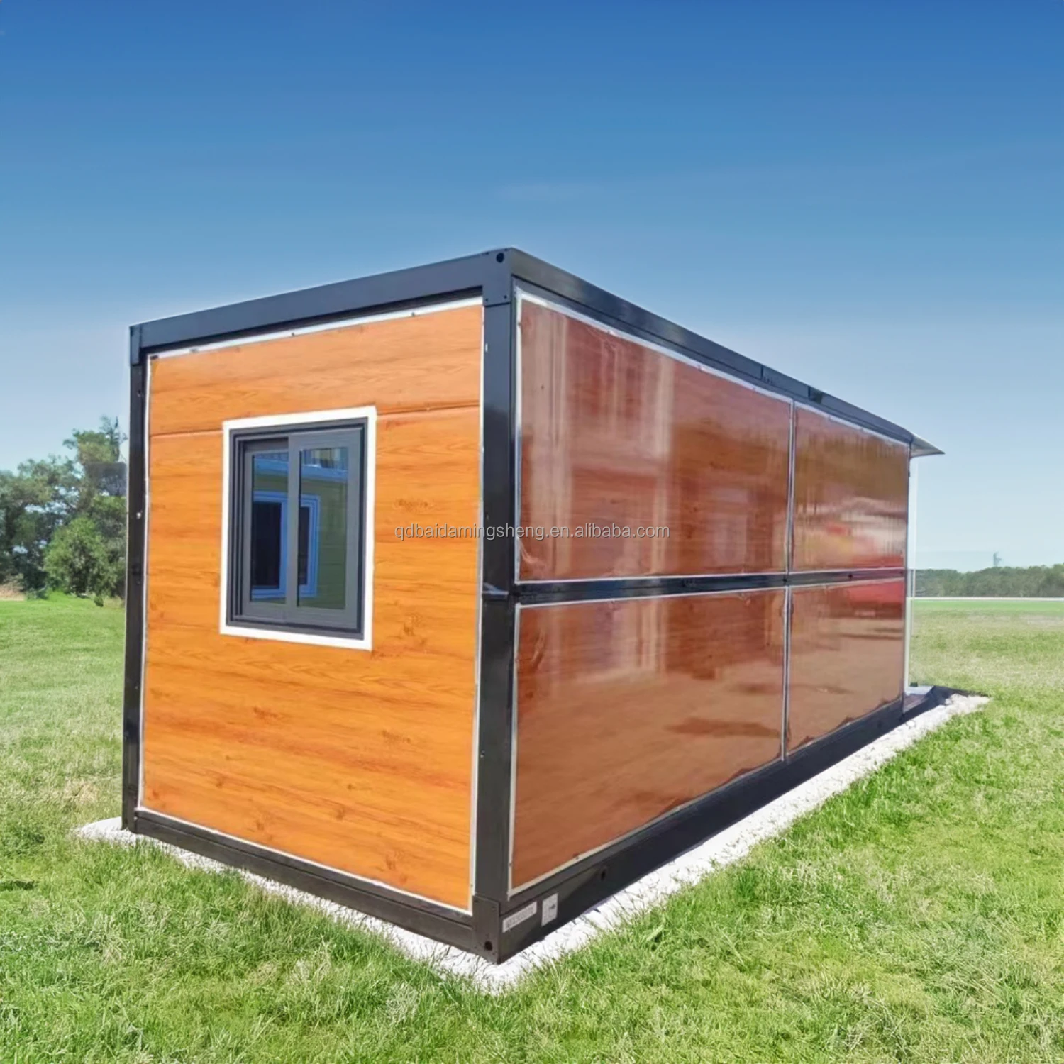 Tiny Home Office Dormitory Fold In Prefab Prefabricated Homes 40 Ft Container House Folding