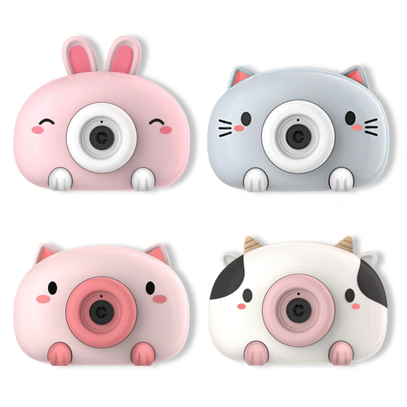 LEADON Electric bubble machine children bubble camera music light cartoon automatic bubble blower toy wholesale