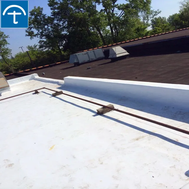 Anti-uv Building waterproof material white grey 1.5mm self adhesive waterproof membrane TPO PVC roofing membrane