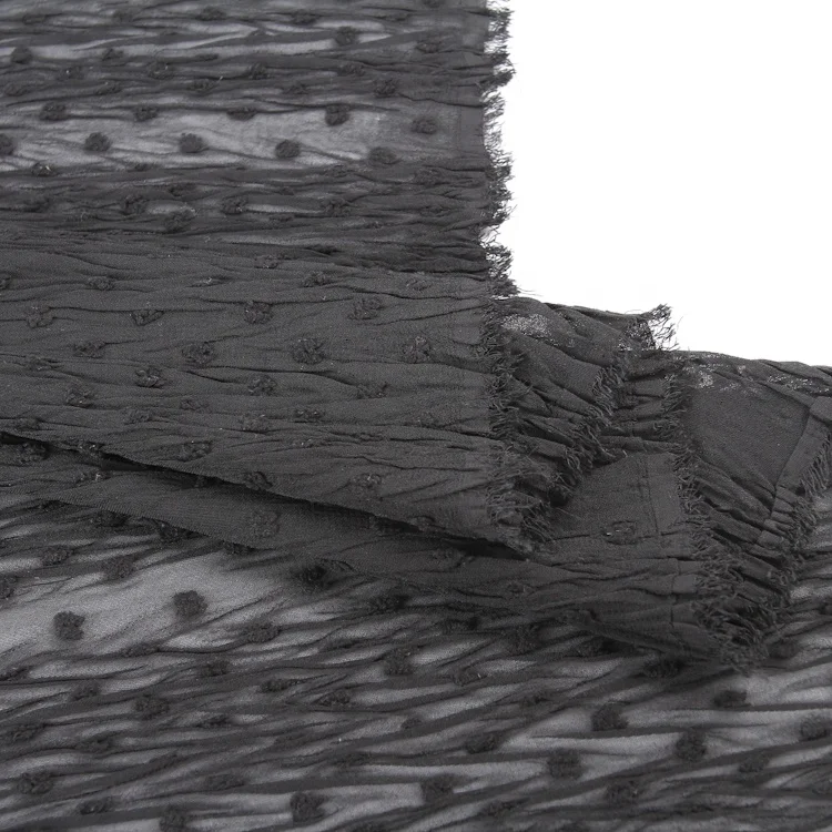 
Best price high quality 100% polyester very soft tassel pleated tulle fabric 