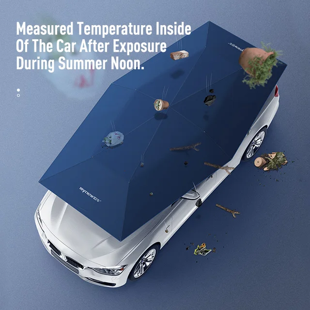 Универсальный портативный мобильный автомобильный Зонт Mynew, 4,2 метров, защита от УФ-лучей