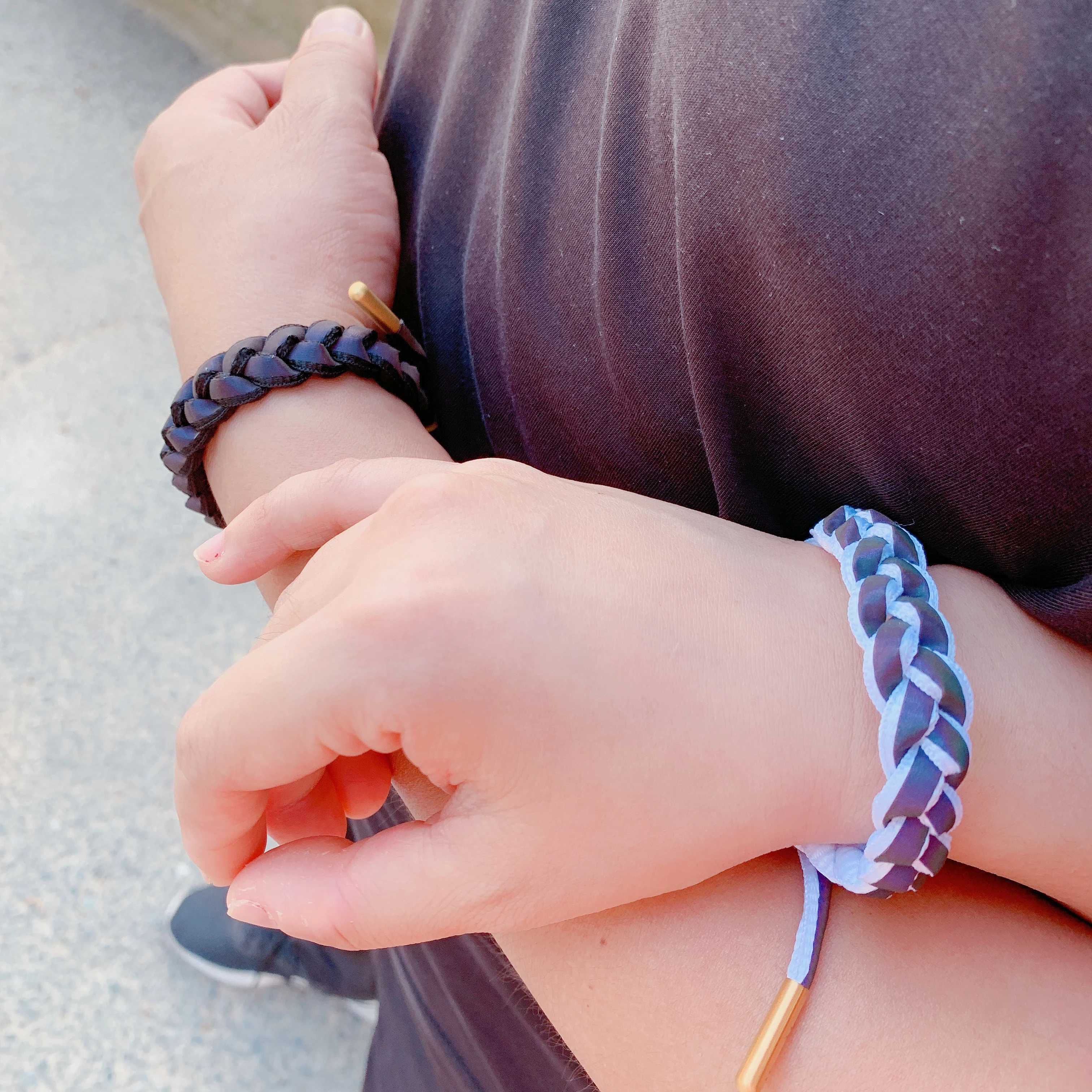 P159 Choker Antifatigue Power Fitness New Germanium Sports Beads High-tech Reflective Material Bracelet Wristband