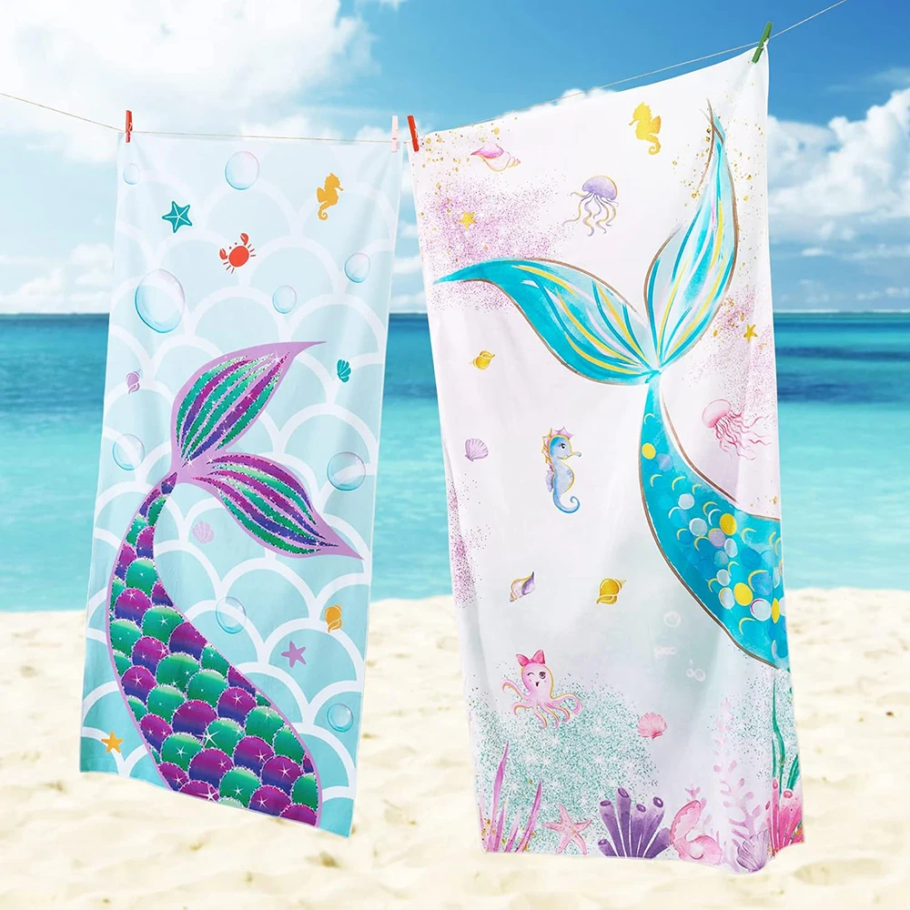 Premium Quality Custom Beach Towel Quick Dry Cotton Terry Luxury Beach Towel
