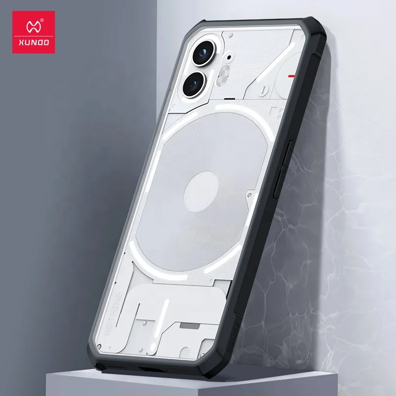 Original Xundd Case For Nothing Phone 2 Case Shockproof Transparent Bumper Back Phone Cover For Nothing Phone 1 2 Cover