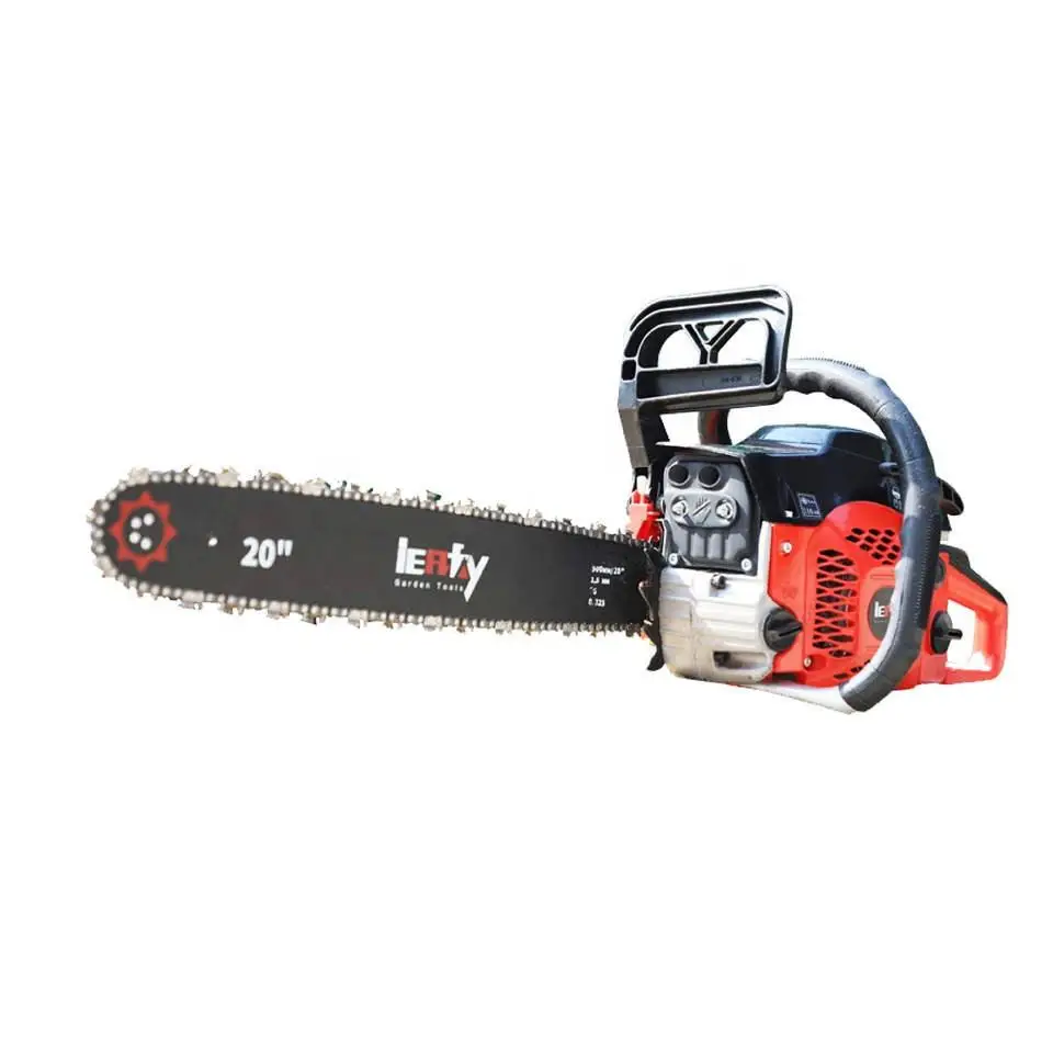 Wholesale 58cc 20 Inch 2.4kw Professional Gasoline Chainsaw Machine Cutting Wood Chain Saw Cutting Machine