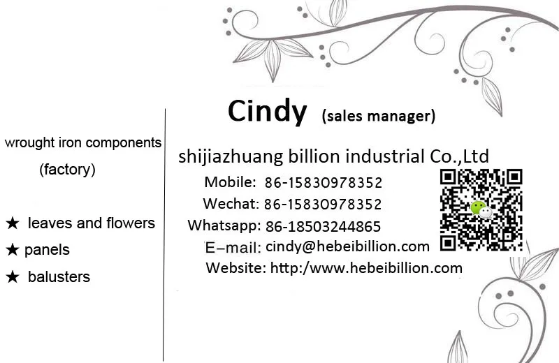 Wrought Iron Metal Art Components Ring  Hebei Shijiazhuang Factory