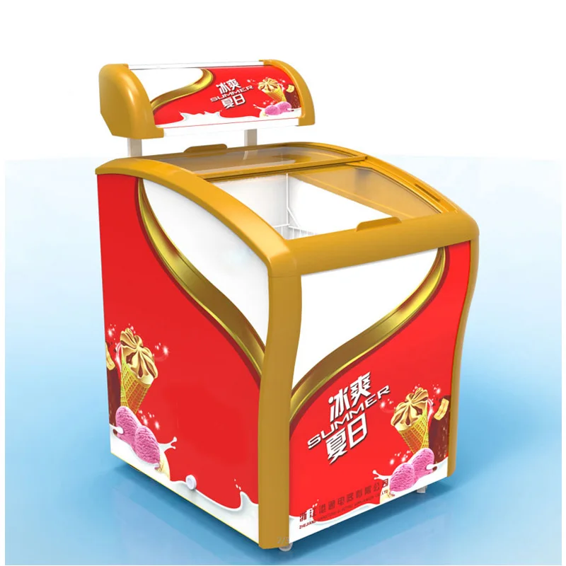 CXCC небольшой 158L мини мороженое дисплей морозильник