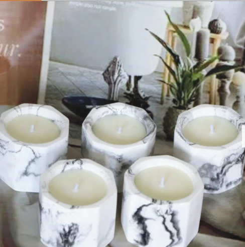 Home decoration paraffin wax ceramic customized aromatherapy oil diffuser scented candle