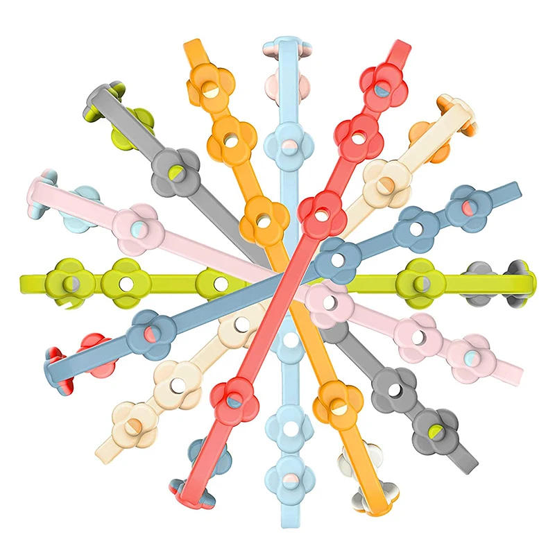 Professional safety Baby Toy Secure Straps Baby Leather Chain Toddler Bottle Toy Harness Straps Silicone Pacifier Clips