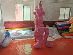 Новый дизайн ПВХ надувная розовая мультяшная игрушка для кошек распродажа