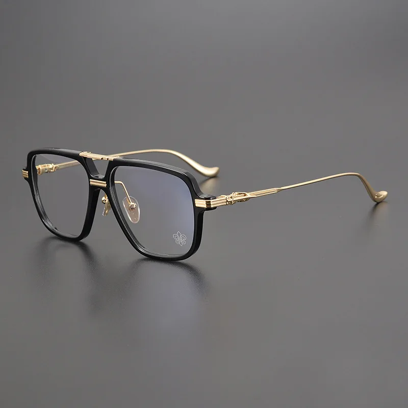 Italian Designer Pilot Sunglasses Polarized Men Sun Shades Spectacle Frames High Quality Women Glasses Custom Laser Logo Eyewear