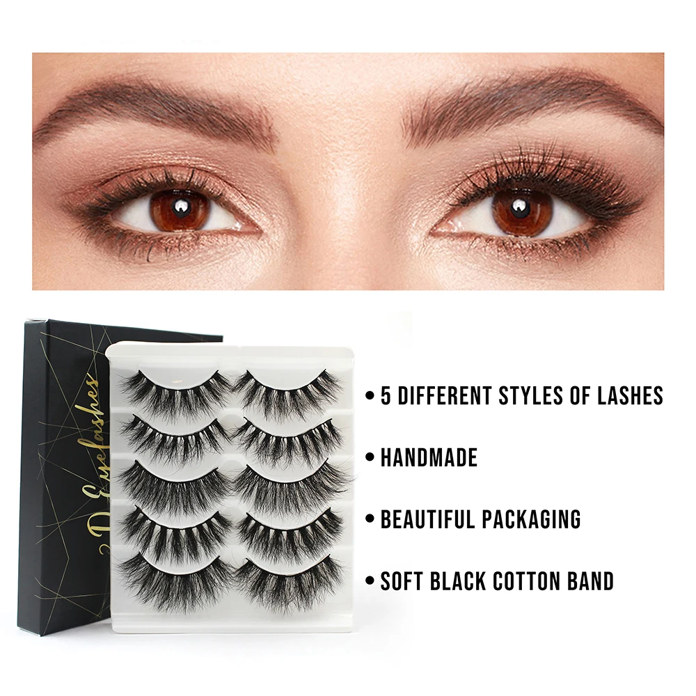 
USA OFFICE Magnetic Eyelashes Private Label Luxury Faux Mink False Eyelash Vendor Customized Boxes 